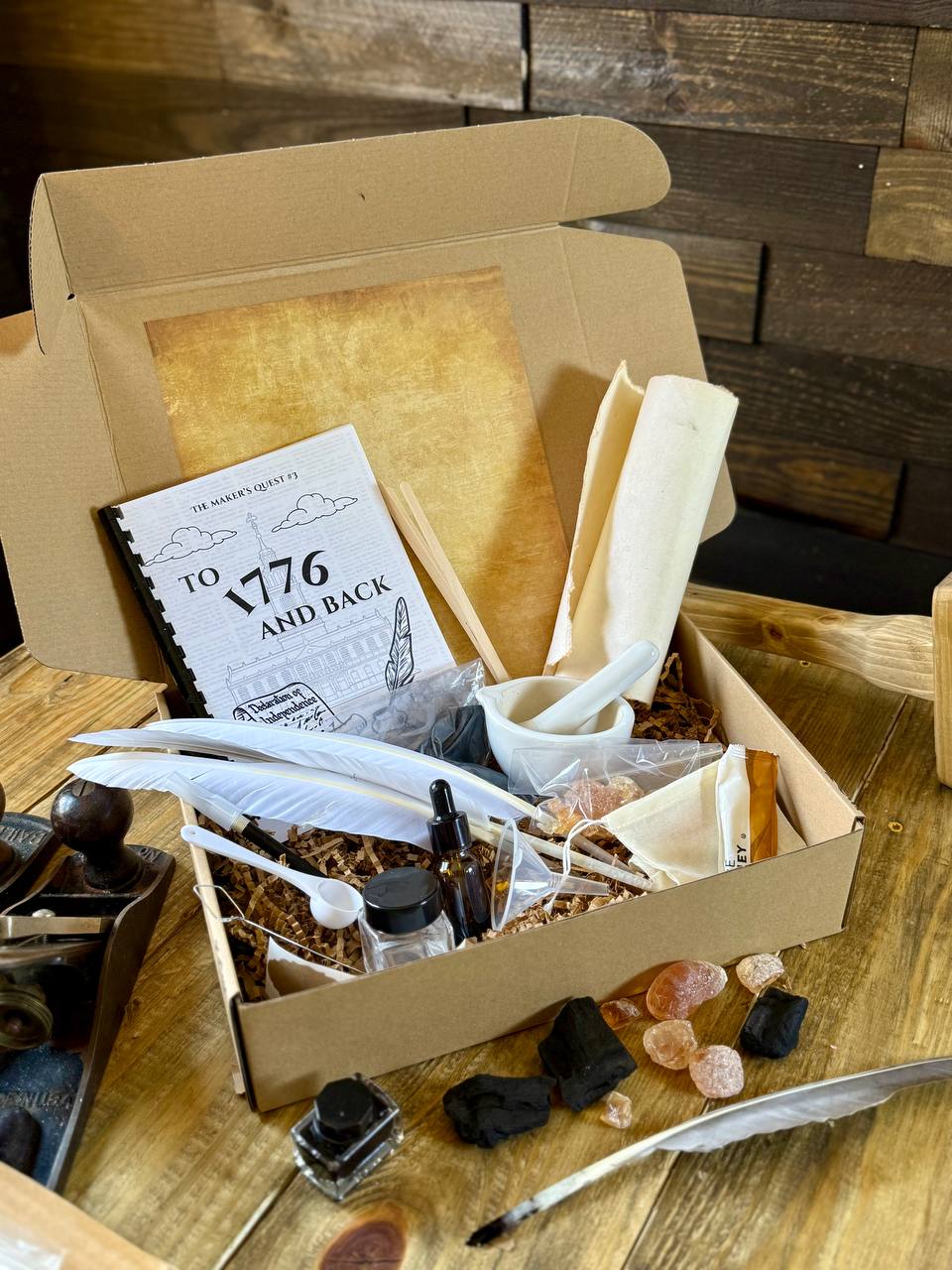 BOX 3 - INK & FEATHER QUILL PEN MAKING